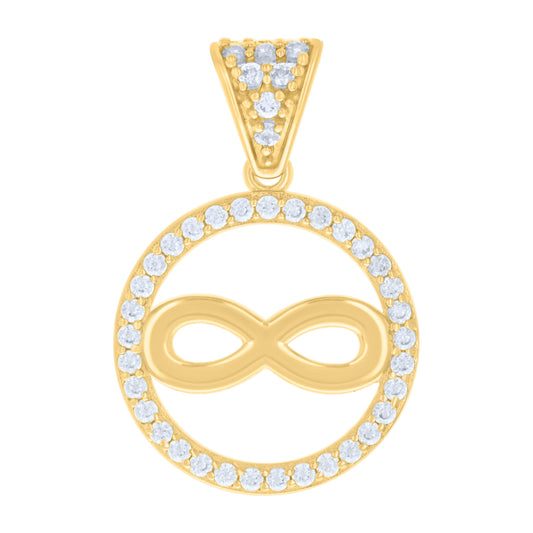 14Kt Gold Cz Pendant