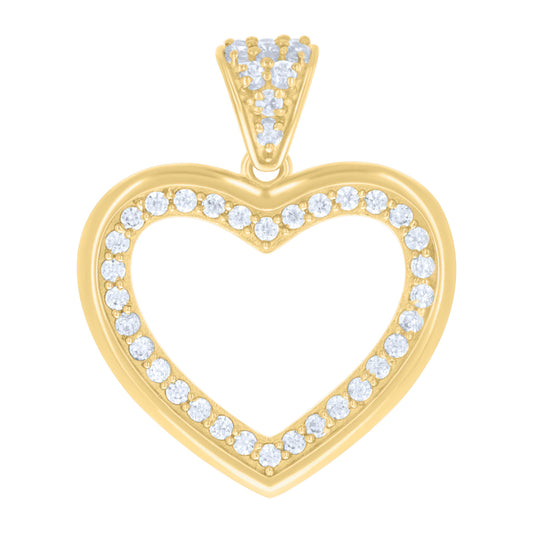 14Kt Gold Cz Pendant
