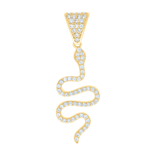 14Kt Gold Cz Pendant