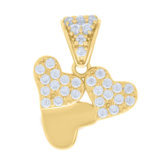 14Kt Gold Cz Pendant