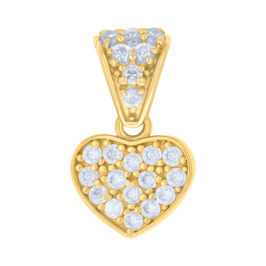 14Kt Gold Cz Pendant