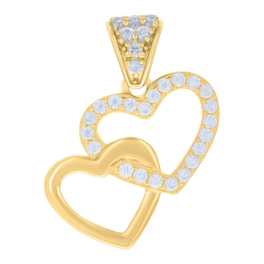 14Kt Gold Cz Pendant