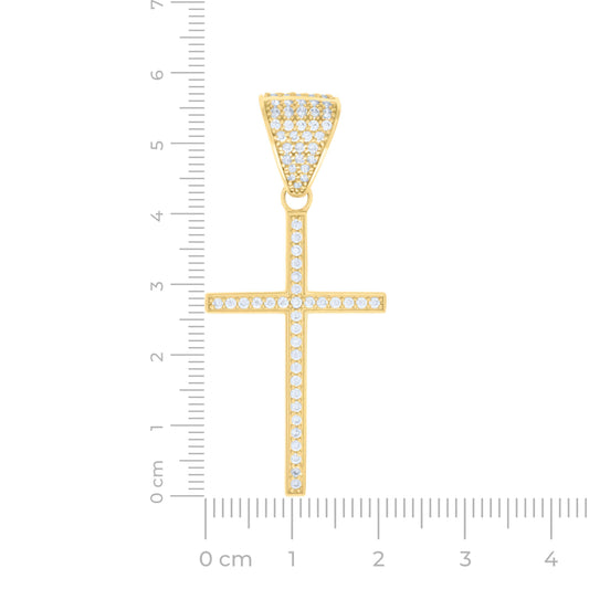 14Kt Gold Cz Pendant
