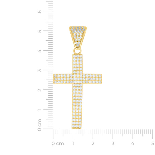 14Kt Gold Cz Pendant
