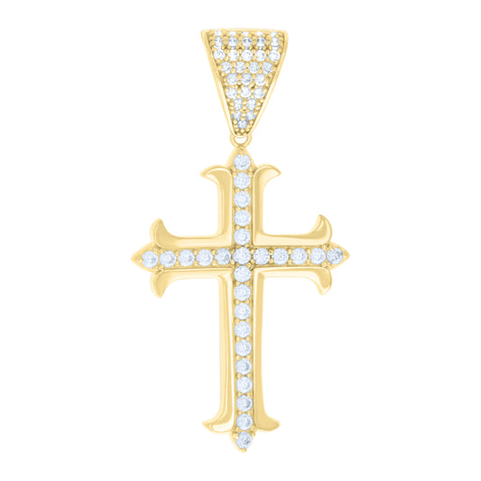 14Kt Gold Cz Pendant
