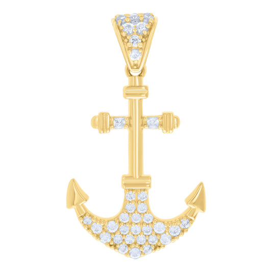 14Kt Gold Cz Pendant