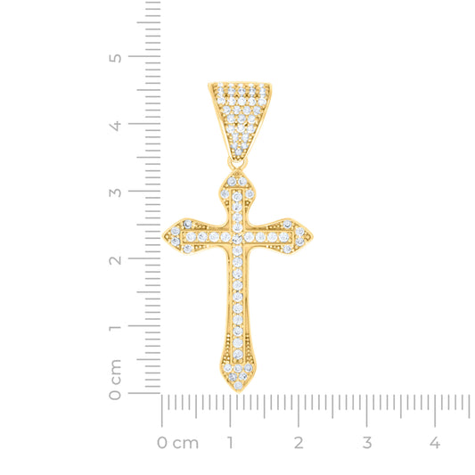 14Kt Gold Cz Pendant
