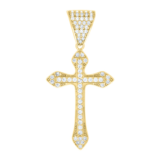 14Kt Gold Cz Pendant