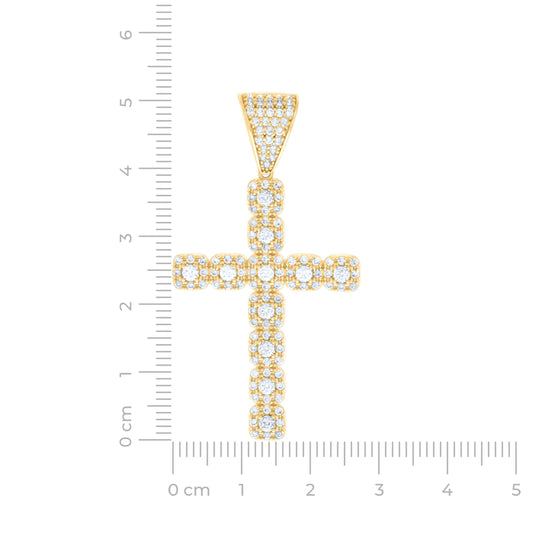 14Kt Gold Cz Pendant
