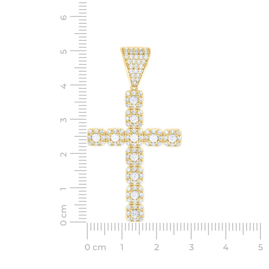 14Kt Gold Cz Pendant
