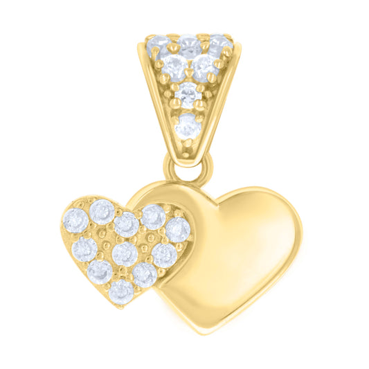 14Kt Gold Cz Pendant
