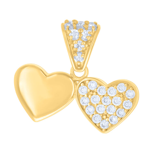 14Kt Gold Cz Pendant