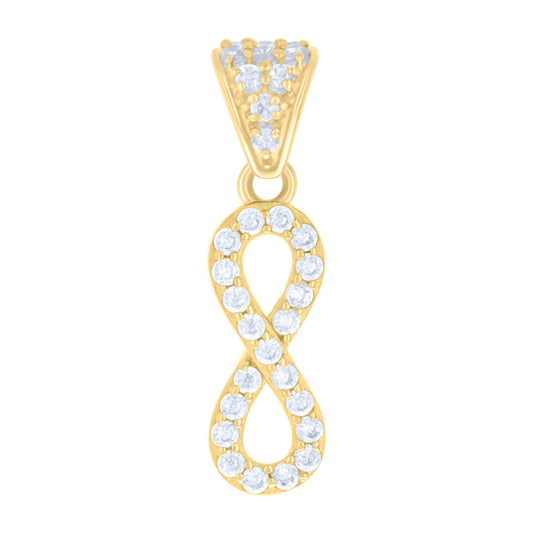 14Kt Gold Cz Pendant