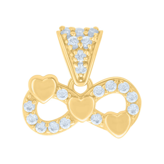 14Kt Gold Cz Pendant