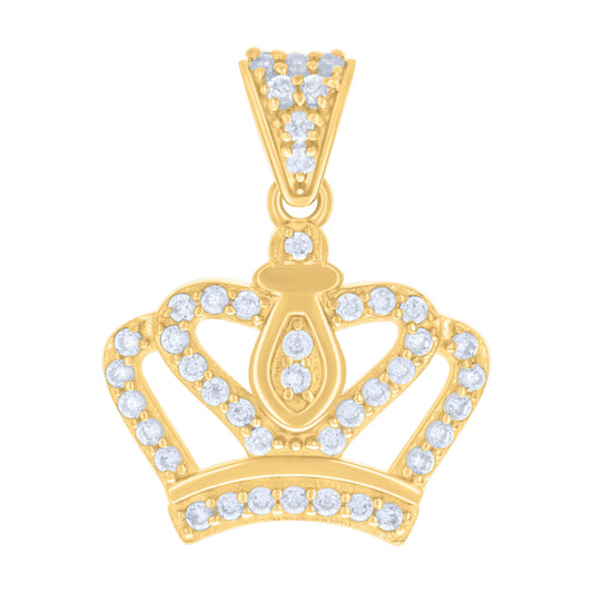 14Kt Gold Cz Pendant