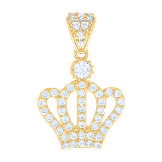14Kt Gold Cz Pendant