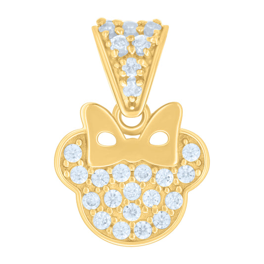 14Kt Gold Cz Pendant