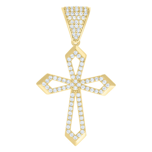 14Kt Gold Cz Pendant
