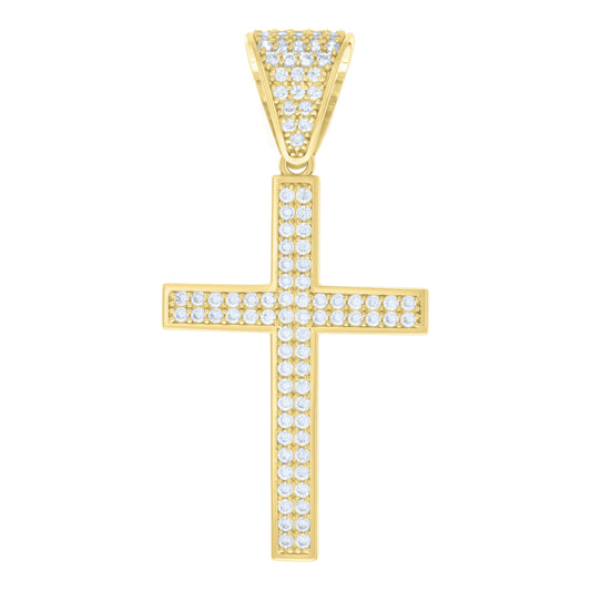 14Kt Gold Cz Pendant