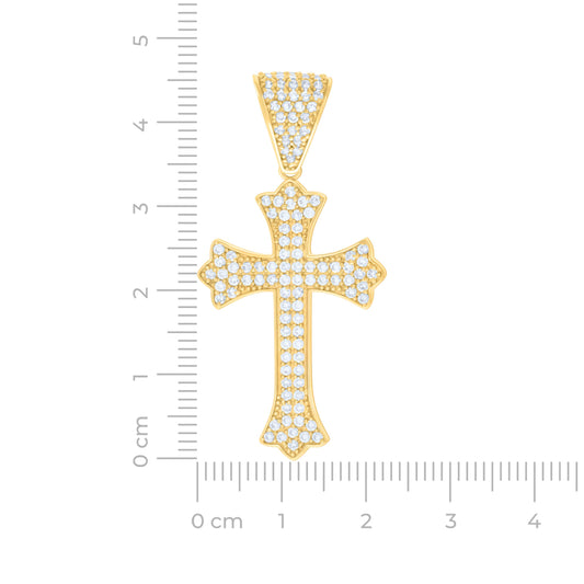 14Kt Gold Cz Pendant