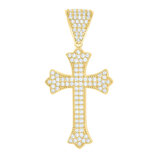 14Kt Gold Cz Pendant