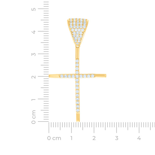 14Kt Gold Cz Pendant