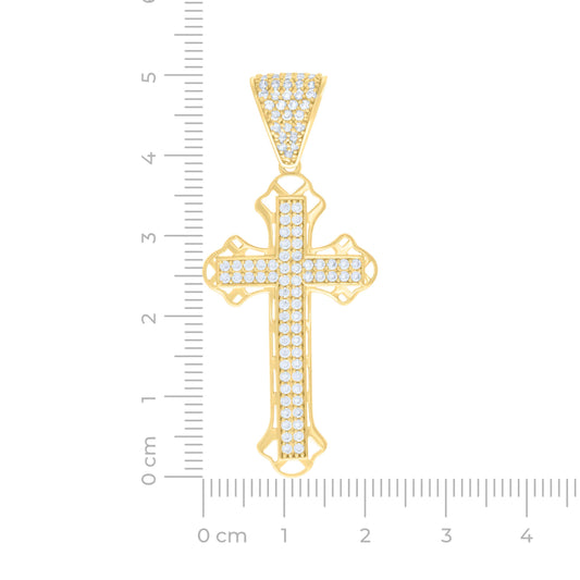 14Kt Gold Cz Pendant