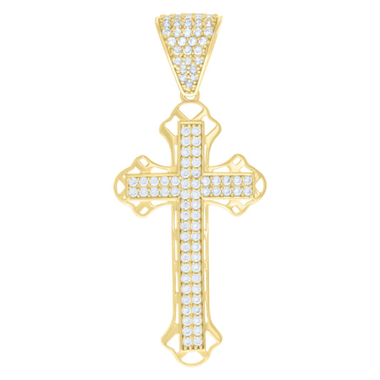 14Kt Gold Cz Pendant