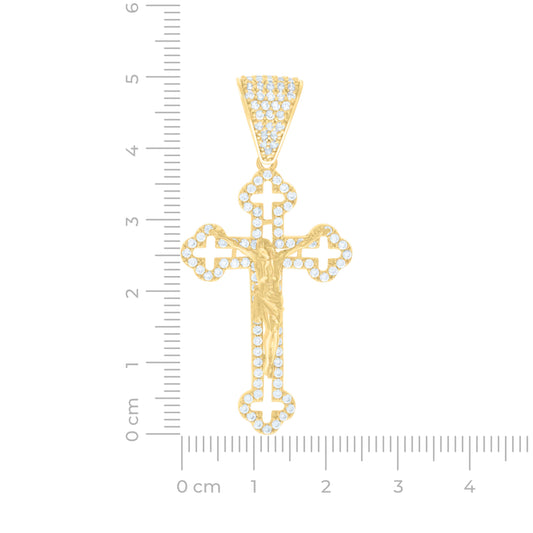 14Kt Gold Cz Pendant
