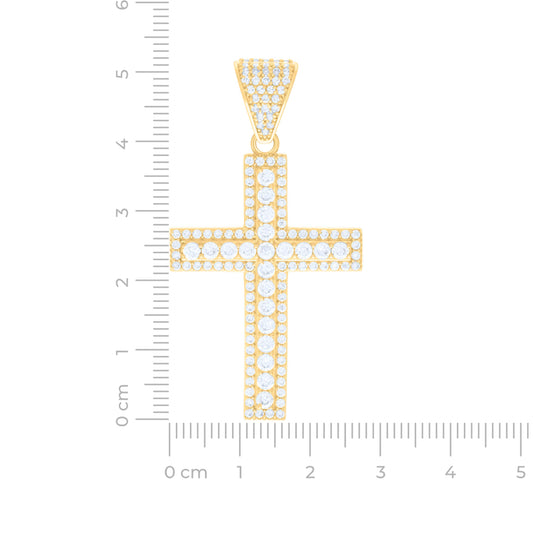 14Kt Gold Cz Pendant
