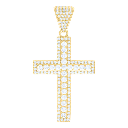 14Kt Gold Cz Pendant