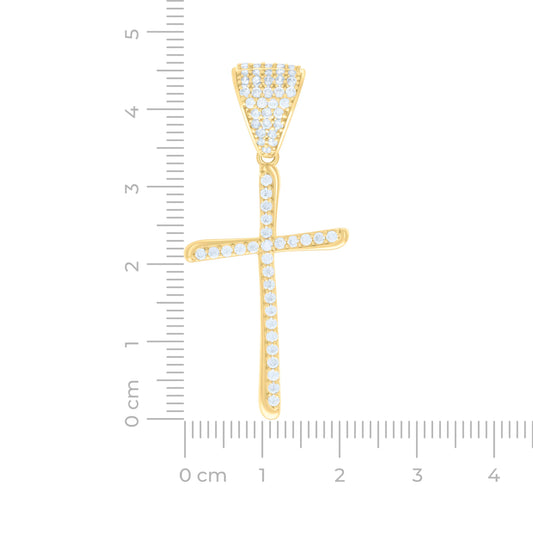 14Kt Gold Cz Pendant