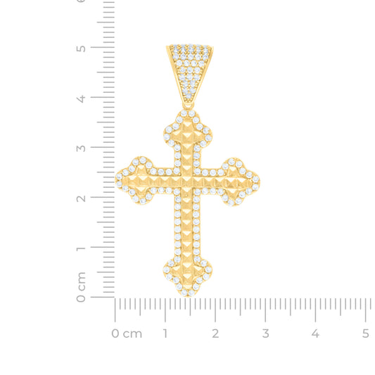 14Kt Gold Cz Pendant