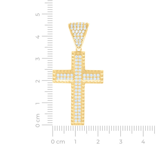 14Kt Gold Cz Pendant