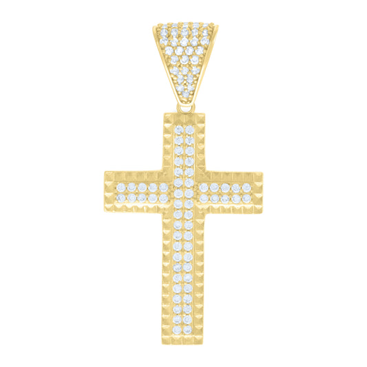 14Kt Gold Cz Pendant