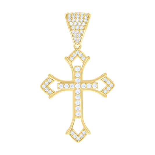 14Kt Gold Cz Pendant