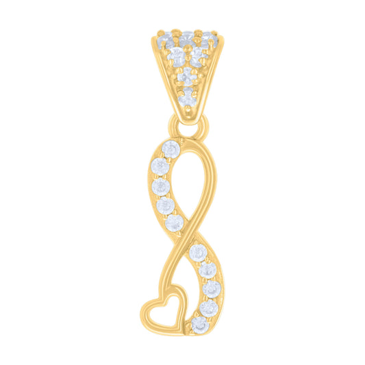 14Kt Gold Cz Pendant