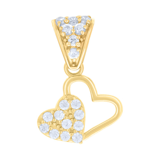14Kt Gold Cz Pendant