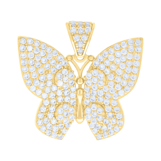 14Kt Gold Cz Pendant