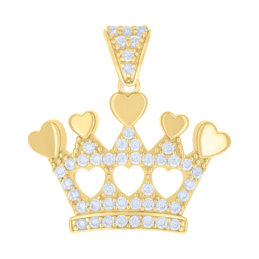 14Kt Gold Cz Pendant