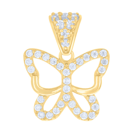 14Kt Gold Cz Pendant