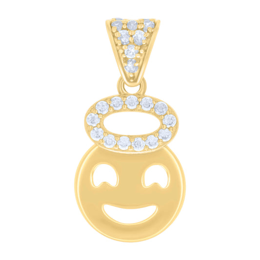 14Kt Gold Cz Pendant