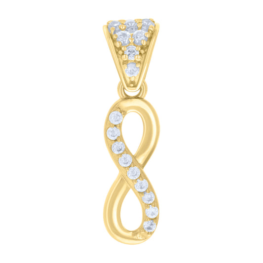 14Kt Gold Cz Pendant