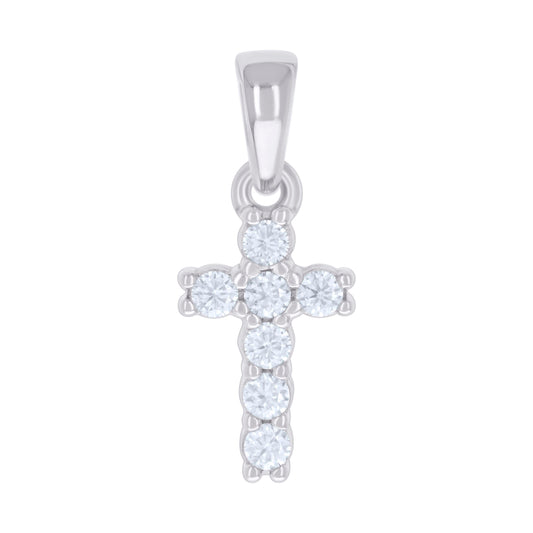 925 Sterling Silver 0.22Ctw Moissanite Pendant