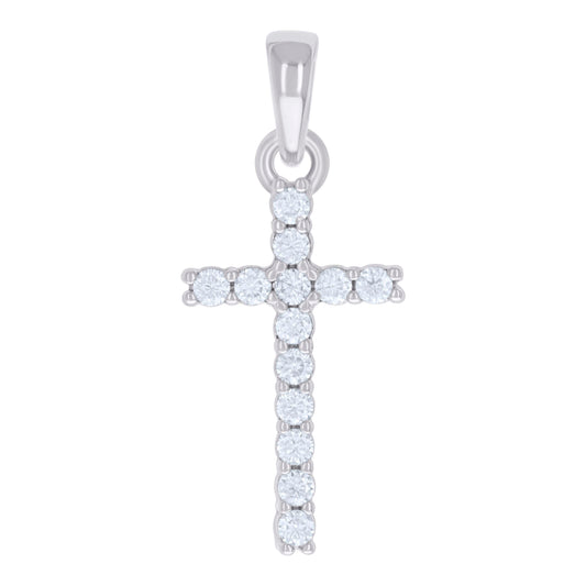 925 Sterling Silver 0.41Ctw Moissanite Pendant