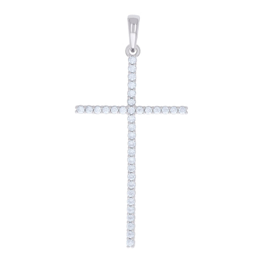 925 Sterling Silver 1.10Ctw Moissanite Pendant