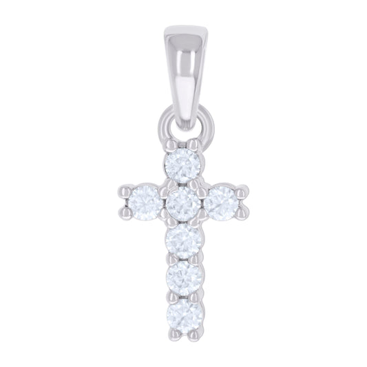 925 Sterling Silver 0.42Ctw Moissanite Pendant