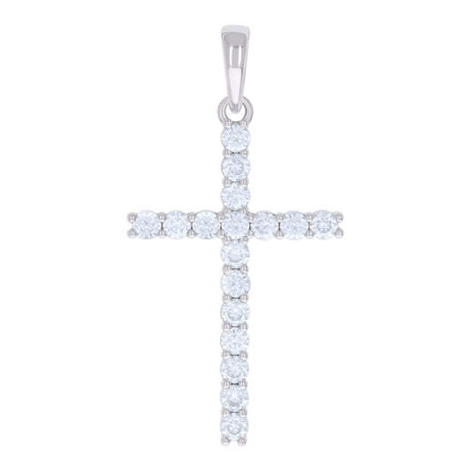 925 Sterling Silver 1.79Ctw Moissanite Pendant