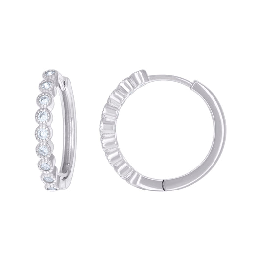 925 Sterling Silver Cz Earrings