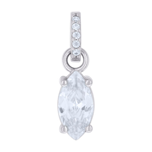 925 Sterling Silver Cz Pendant